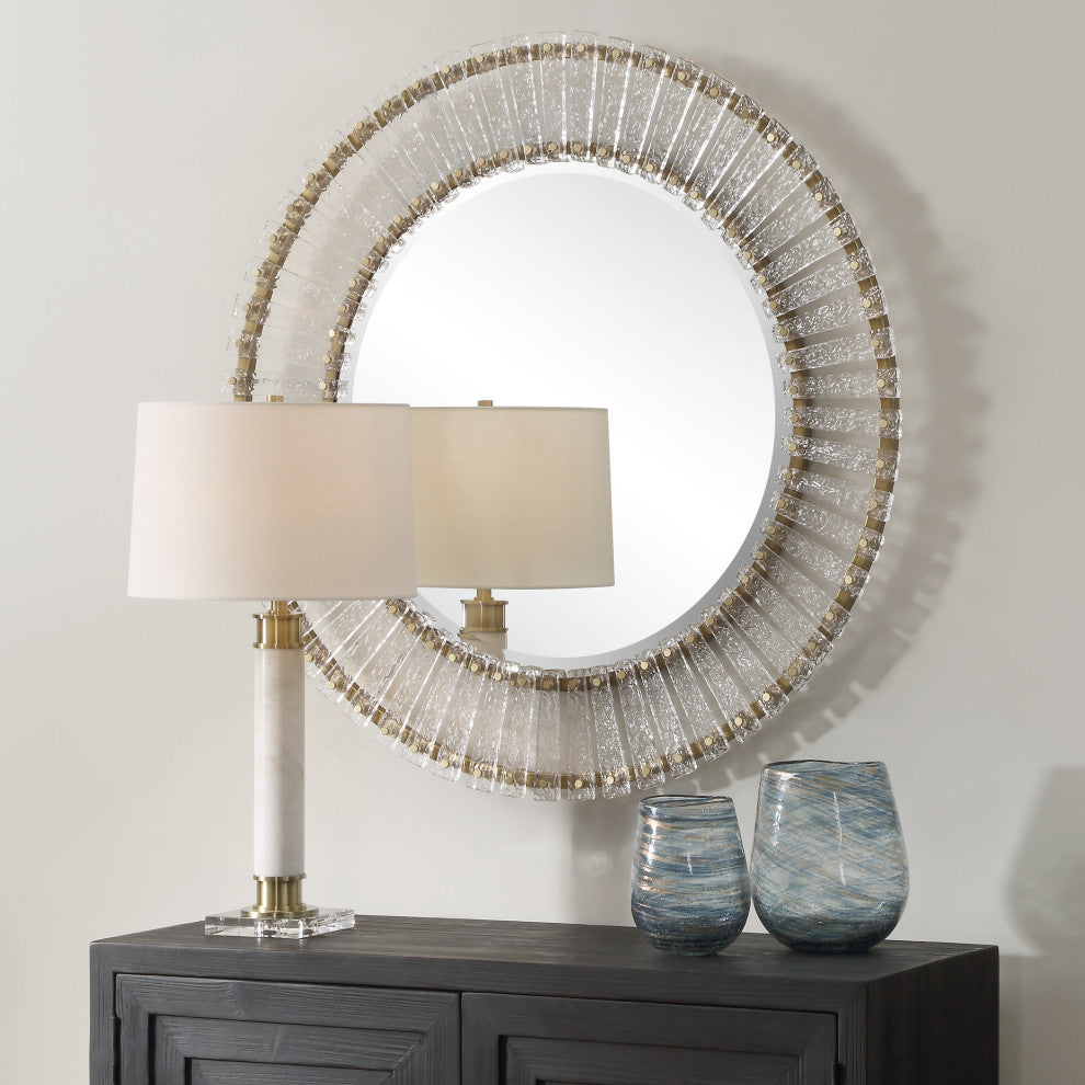 Uttermost - 09997 - Mirror - Denali - Brushed Gold Iron