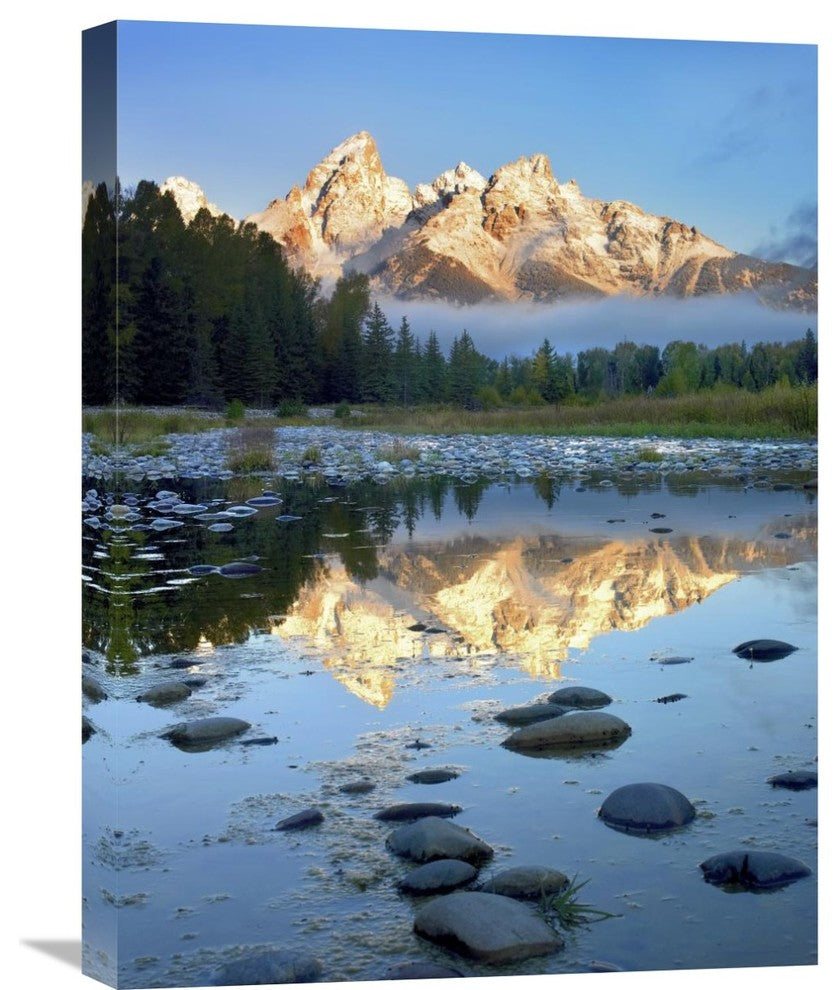 "Teton Range Reflected In Water, Grand Teton National Park, Wyoming" Artwork