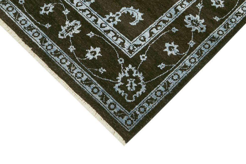 Rug N Carpet - Handwoven Oriental 6' 2'' x 9' 4'' Wool Oushak Area Rug