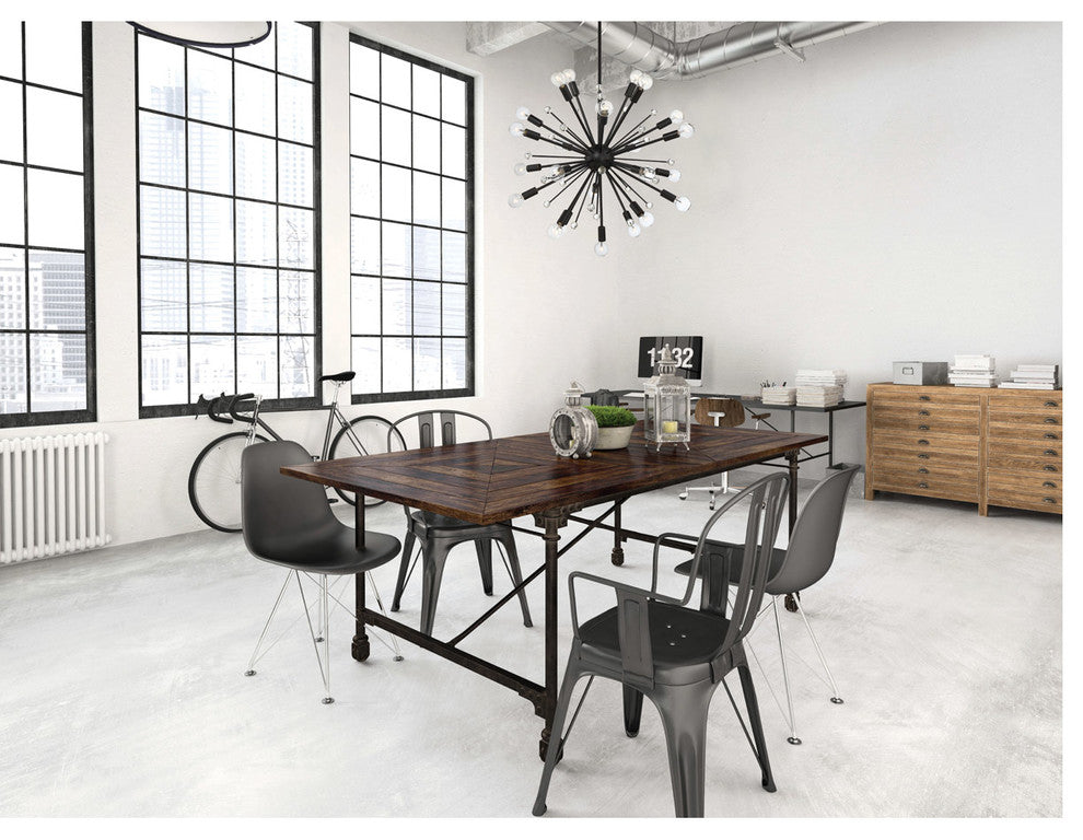 Galea 24 Light Chandelier, Polished Nickel