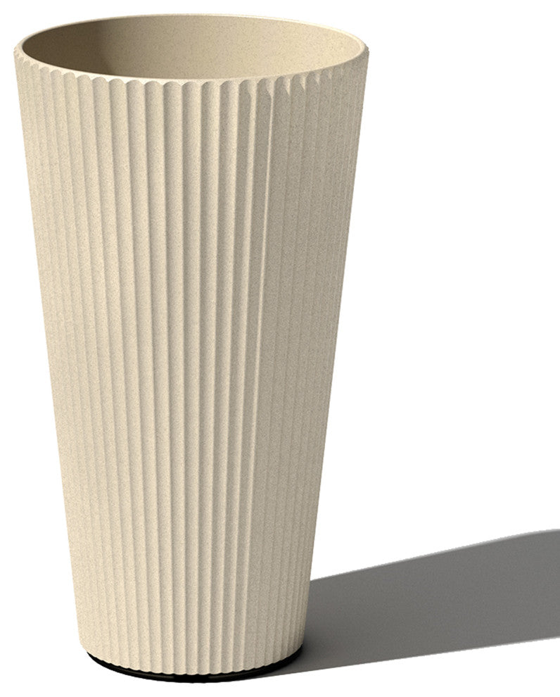Veradek Demi Series Tall 26" Planter, Sand, 1 Pack