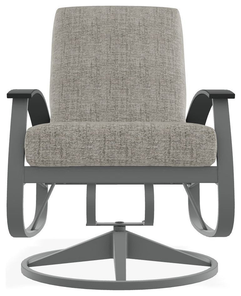 Belle Isle Cushion Outdoor Swivel Rocker, Fresco Ash/Graphite