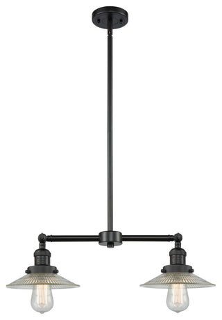 Innovations Lighting 209-Bk-G2-Led 2 Light Dimmable Led 22" Chandelier