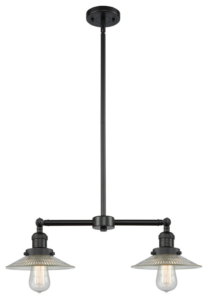 Innovations Lighting 209-Bk-G2-Led 2 Light Dimmable Led 22" Chandelier