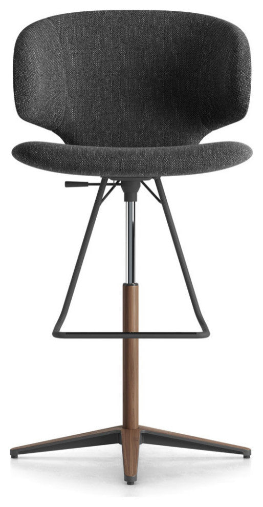 Harper Barstool, Dark Shadow Fabric