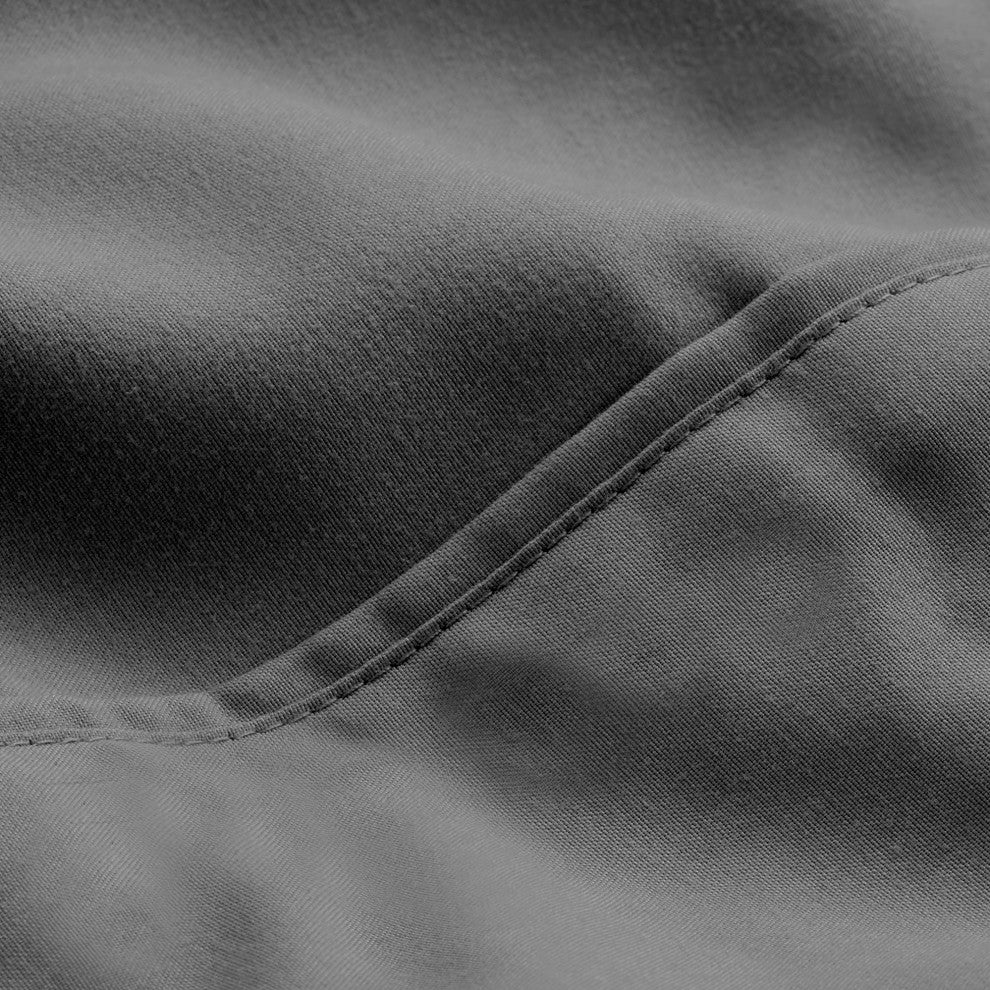 Reversible Bed-in-a-Bag, Light Gray/Gray, Gray, Queen
