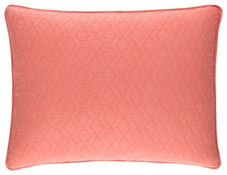 Birdie Coral Quilted Sham