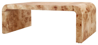 Adriel Burl Wood Coffee Table, Natural Burl
