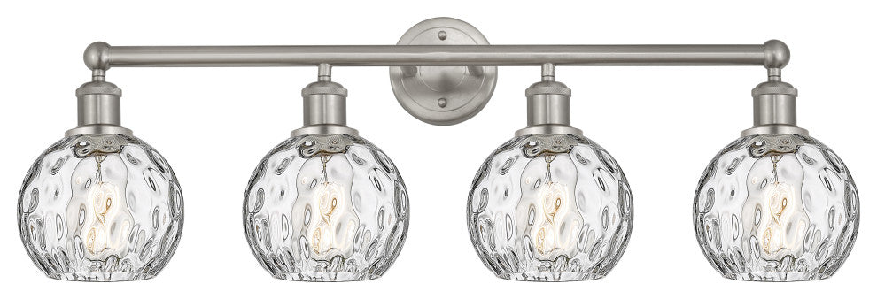 Innovations 616-4W-SN-G1215-6 4 Light Bath Vanity Light, Brushed Satin Nickel