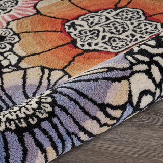 Spring Blossoms Area Rug, 6' Round