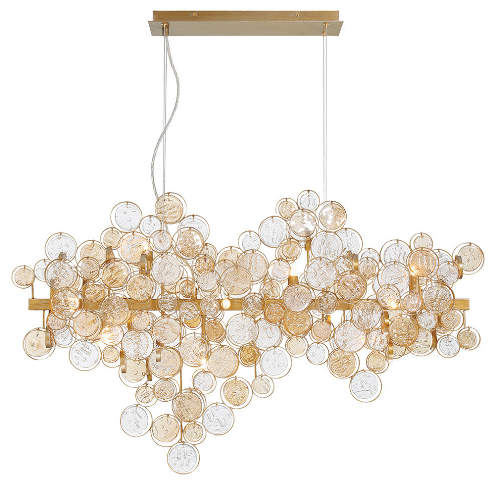 Trento 12-Light Chandelier, Antique Gold