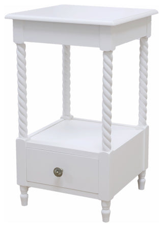 Night Stand/End Table, White