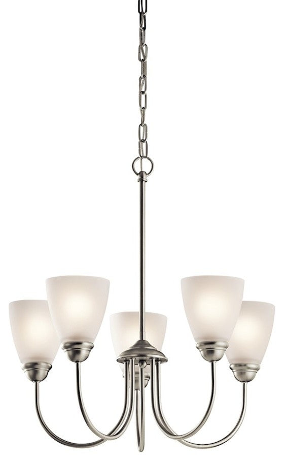 Chandelier 5-Light, Brushed Nickel, Standard