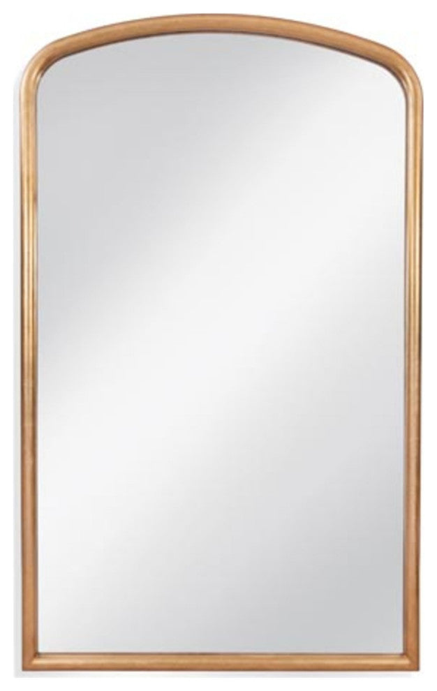 Brookings Floor Mirror - Antique Gold Leaf