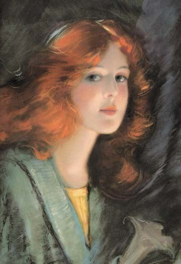 Tresses of Flame - Gallery Wrapped Canvas Art 28" x 42"