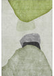 Premium Machine Washable Mayfield AMF547 Green 10'' x 14'' Rug