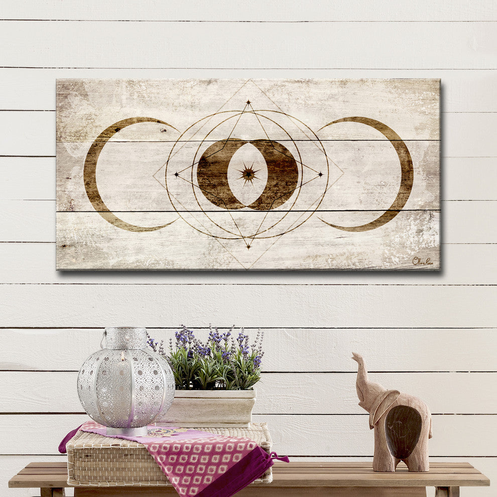 Ready2HangArt Inspirational 'Lunar Eclipse' Wrapped Canvas Wall Art