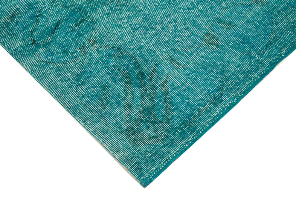 Rug N Carpet - Hand-knotted Oriental 7' 1" x 10' 1" Over-dyed Large Area Rug
