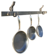 Rail Anchor Pot and Pan Rack, Wall Mounted