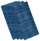 Patina, Print Napkin, Set of 4, Blue