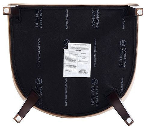 Manhattan Comfort Grand Dining Armchair, Tan, Single