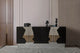 Callista Sideboard, Black and Silver