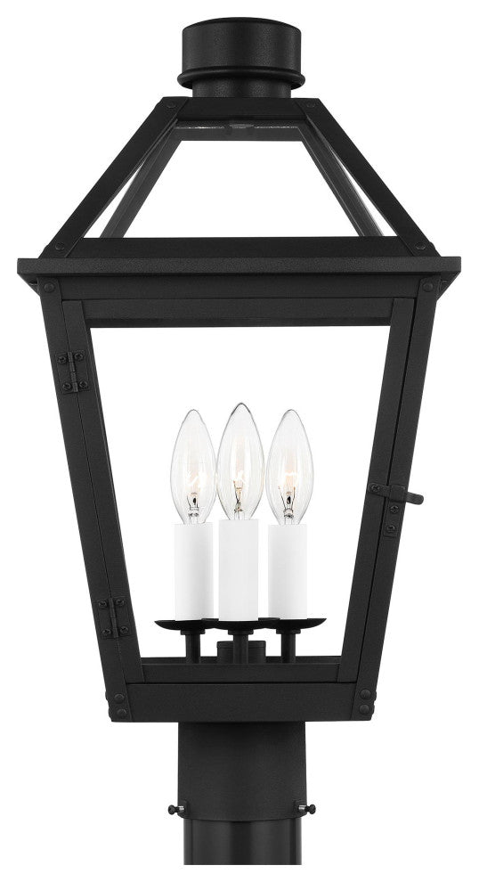 Hyannis Medium Post, Textured Black