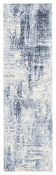 Kathy Ireland Safari Dreams Blue Area Rug By Nourison, 2'3"x8'