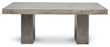 Mixx Elcor Dining Table 35.5"x70.75", Dark Gray
