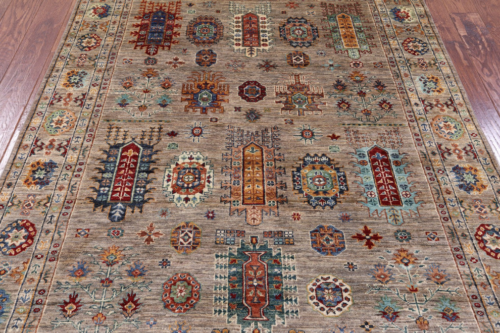 Persian Handmade Wool Rug 5' 1" X 6' 8" - Q12185