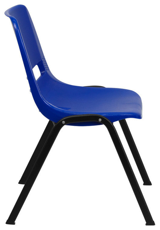 Navy Plastic Stack Chair RUT-12-NVY-BLACK-GG
