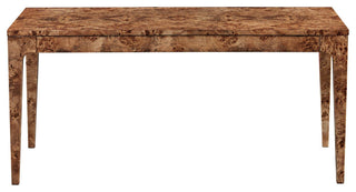 Mappa 72" Dining Table, Dark Burl