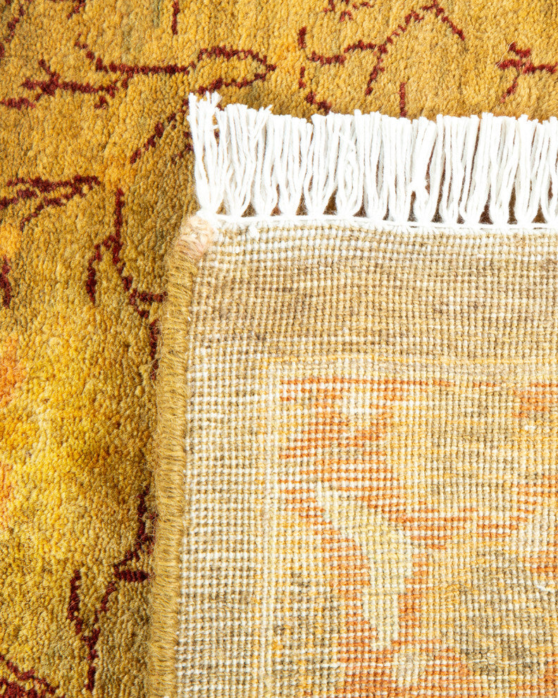 Mogul, One-of-a-Kind Hand-Knotted Area Rug, Green, 6' 1" x 9' 0"