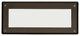 Textured Architectural Bronze Deck LED 2W Brick Light Lndscp