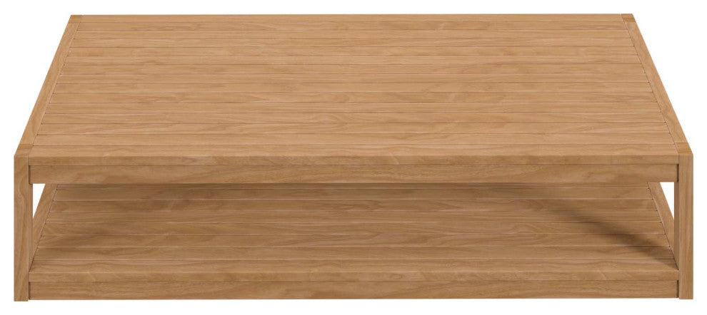 Carlsbad Teak Wood Outdoor Patio Coffee Table