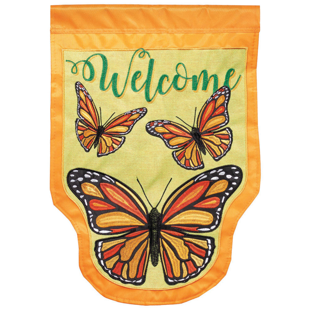 Flg Monarch Butterfly Shaped Blap Garden