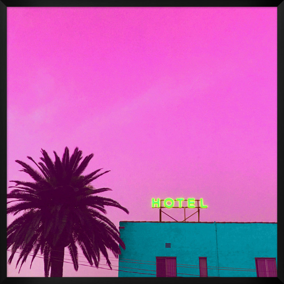 Pink Hotel, Giclee Reproduction Artwork