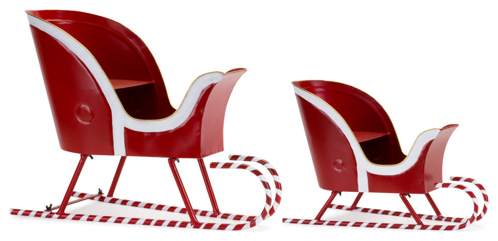 Sleigh Decor, 2-Piece Set