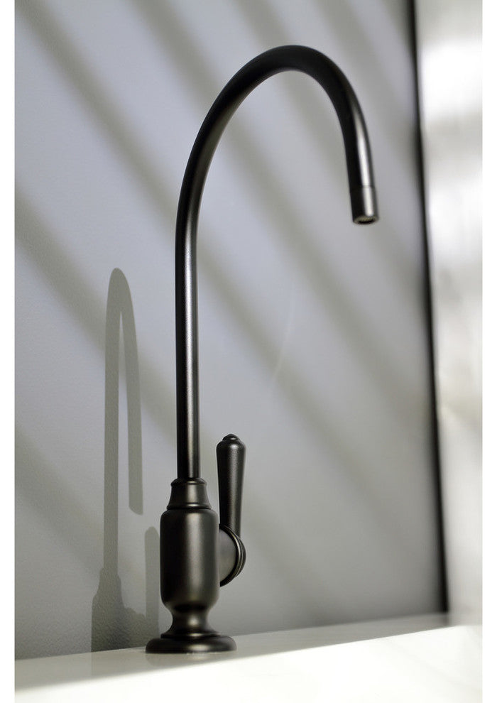 Kingston Brass Single-Handle Water Filtration Faucet, Matte Black
