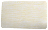 Intercoastal Waterway Rolling Waves Geometric Print Bath Mat, Yellow, 21"x34"
