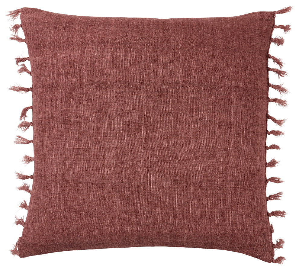Jaipur Living Majere Solid Rose Poly Fill Pillow 20" Square