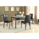 Garza Upholstered Dining Chairs Black (Set of 2)