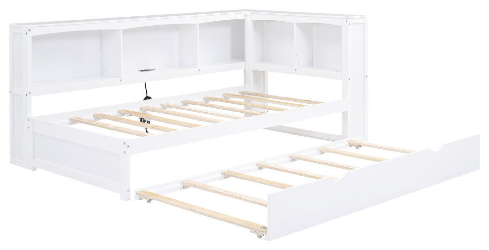 Gewnee Twin Size Daybed with Trundle
