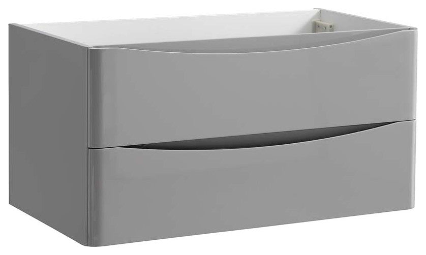 Fresca Tuscany 36" Gloss Gray Wall Hung Cabinet