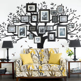 Family Tree Wall Decal, Black, Small 95"x80"