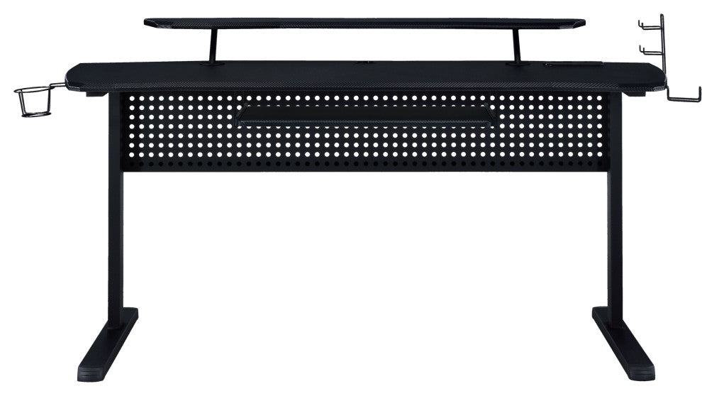 Acme Vildre Gaming Table With USB Port Black Finish