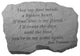 Garden Accent Stone, "They Say Time Mends"