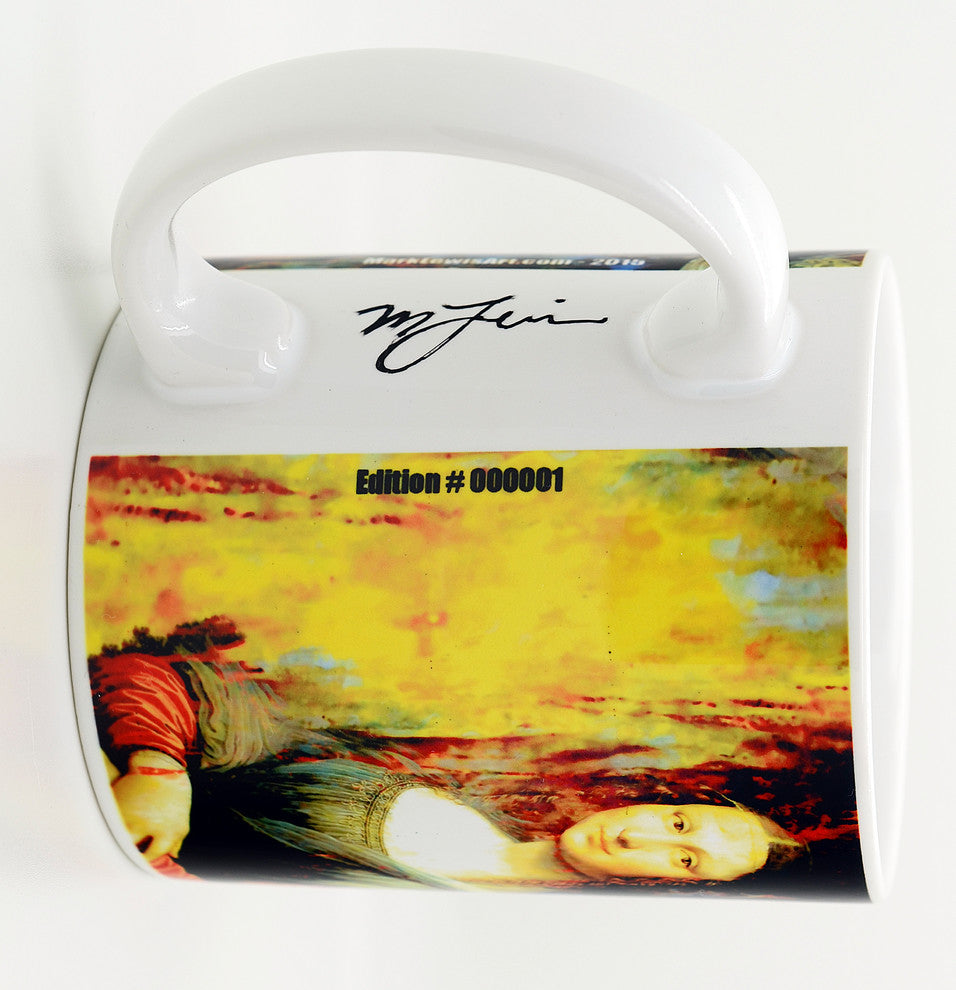 Mona Lisa "Ageless Charm" Mug Art by Mark Lewis