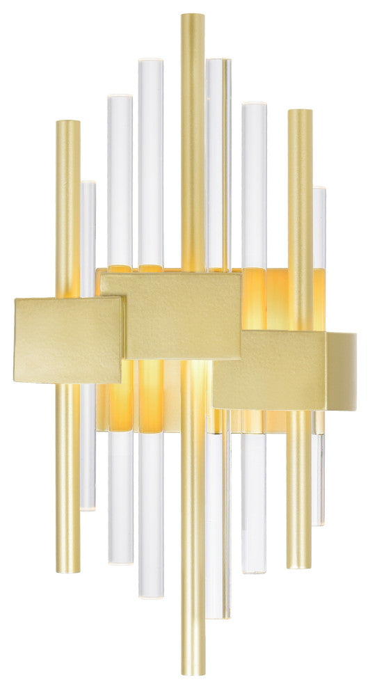 Millipede 7 in LED Satin Gold Wall Sconce