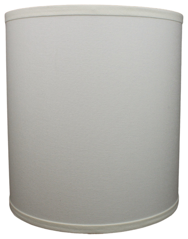 Fenchel Shades 11"x11"x12" Spider Attachment, Drum Lamp Shade, Linen Cream